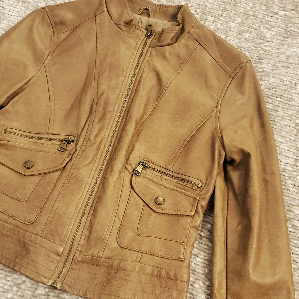 Xhilaration Faux Leather Jacket - Picture 3 of 7